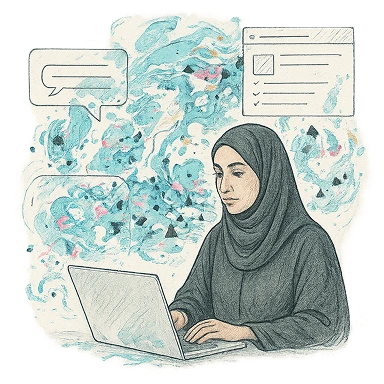 كتابة تجربة المستخدم داخل التطبيق