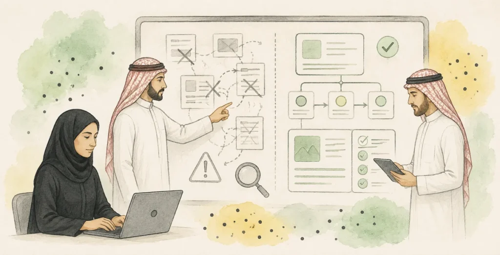 أخطاء المحتوى في الخدمات الحكومية وكيف تعالجها