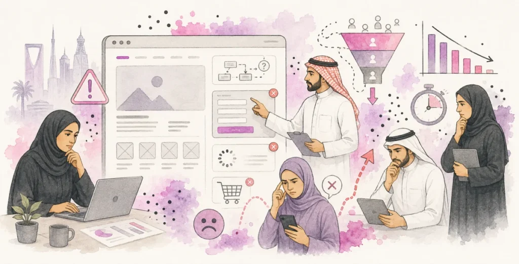 أسباب انخفاض معدل التحويل في المواقع