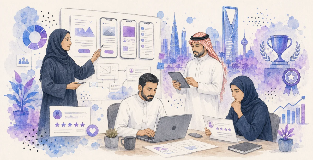 أفضل شركة UI/UX في السعودية