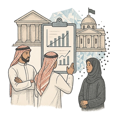 إعداد دراسات مقارنة بين المنصات الحكومية