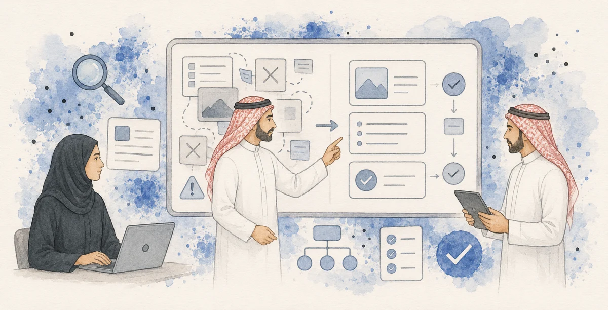 الوضوح والاختصار في المحتوى الحكومي وفق منهجية معيار بلس
