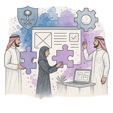 بناء نظام تصميم موحد للجهة