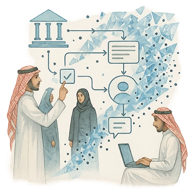 تصميم رحلة المستخدم للخدمات الحكومية