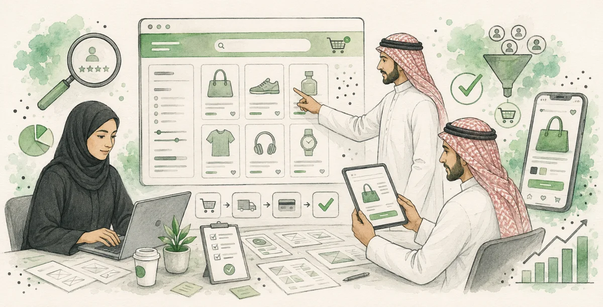 خدمات UX للمتاجر الإلكترونيةما الذي تحتاجه فعلاً؟