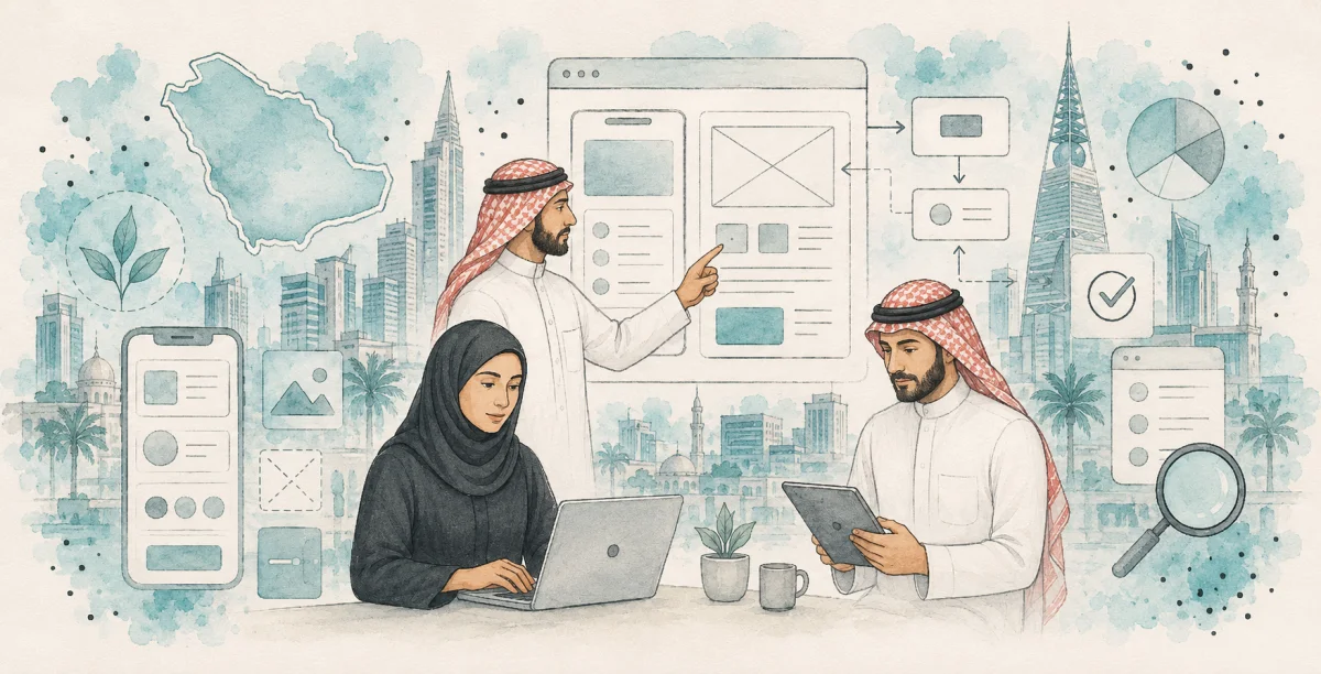 شركة UI/UX في السعودية: خدمات متخصصة للمنصات الرقمية