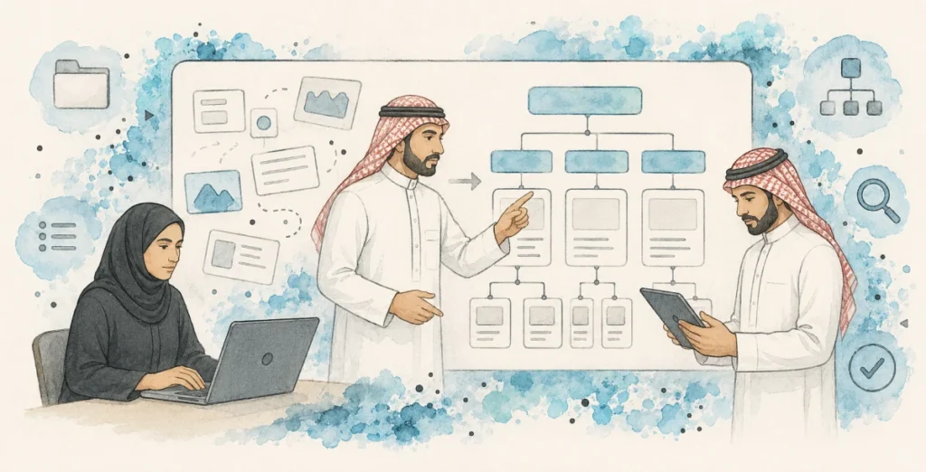 ضوابط تنظيم هيكلة المعلومات كيف ترتب المحتوى بالطريقة التي تتوقعها الهيئة؟