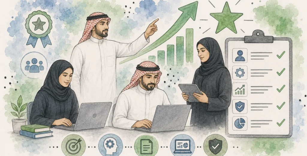 ما الذي يميز الجهات ذات الأداء المرتفع في التقييم الرقمي؟