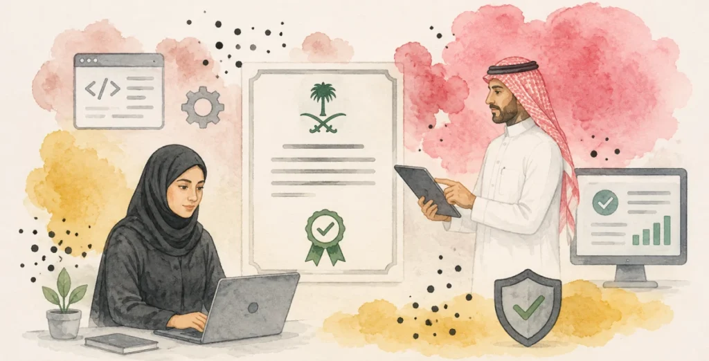 ما هي شهادة تطبيق كود المنصات