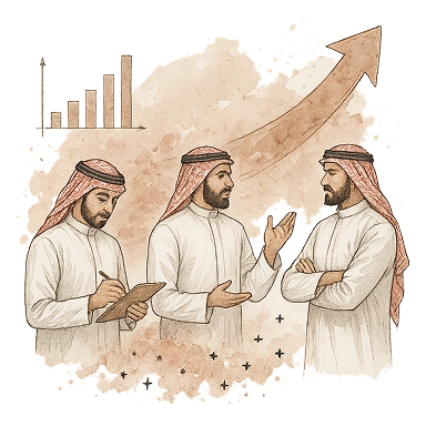 مخرجات الاستراتيجية والنمو