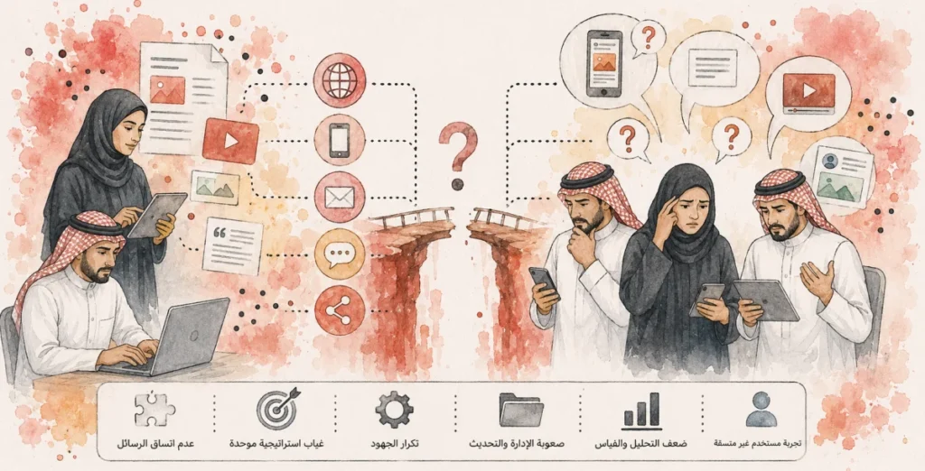 مشاكل المحتوى الموزع على القنوات المتعددة أين تكمن الفجوة؟