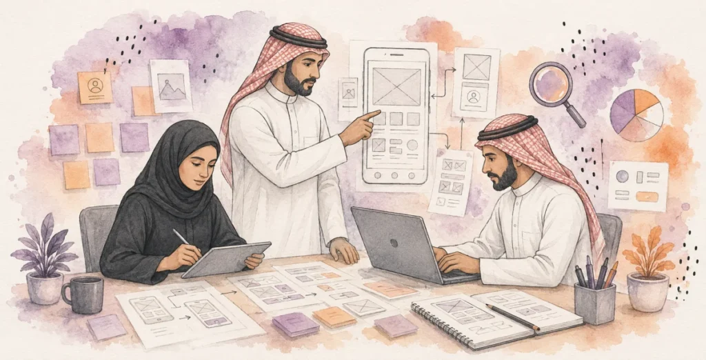 تصميم واجهة تطبيق احترافية من أين تبدأ؟