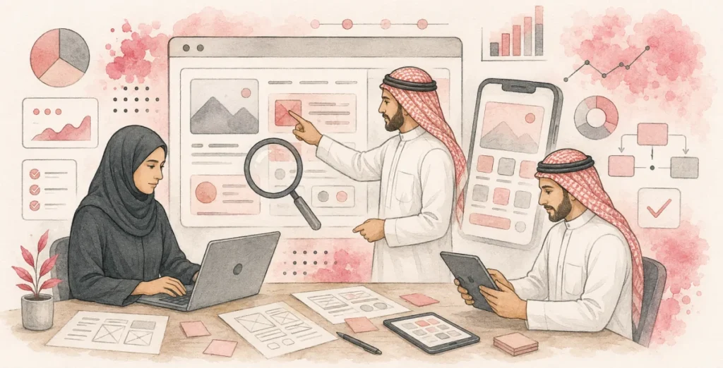 خدمة تحليل تجربة المستخدم للمواقع والتطبيقات