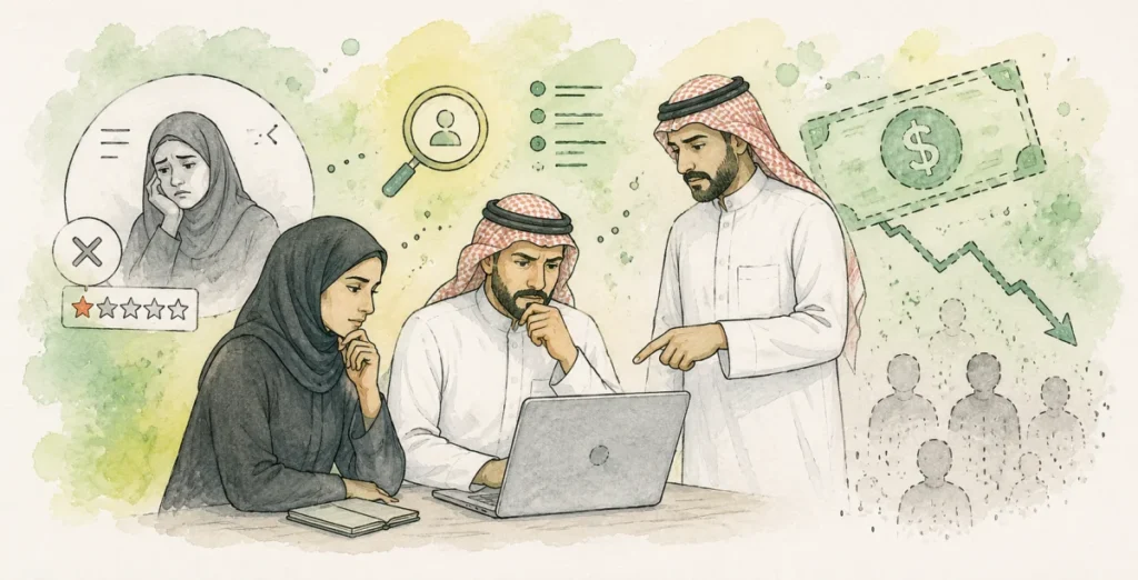 كيف تؤدي تجربة المستخدم السيئة إلى خسائر غير مرئية؟