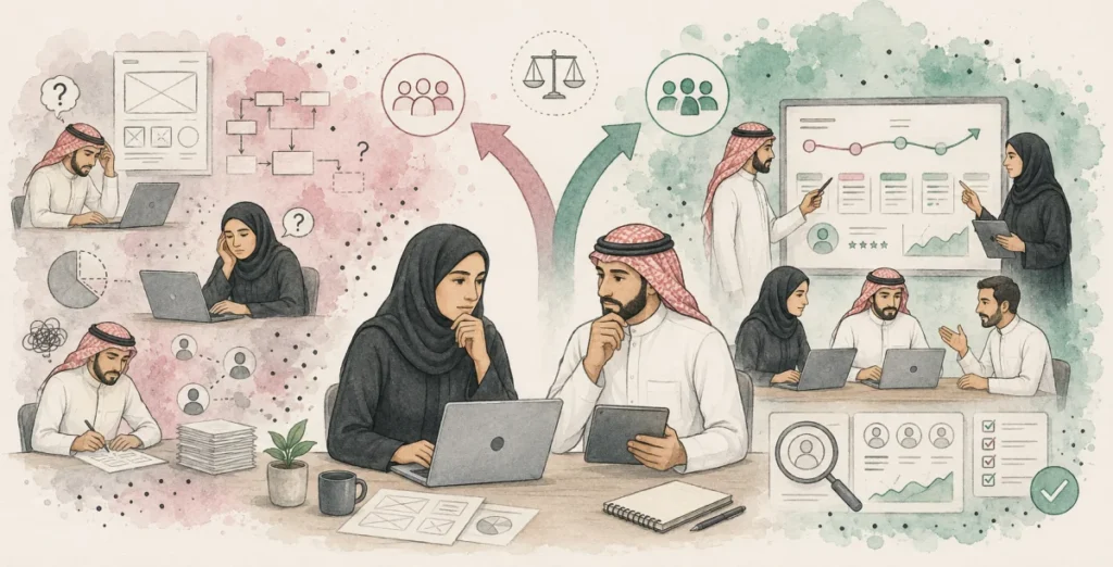 متى تحتاج إلى شركة UX بدل فريق داخلي؟