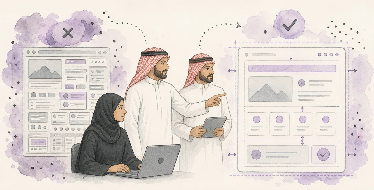 معيار التخطيط والمسافات لماذا يُحدث التباعد الصحيح فرقاً في تجربة المستخدم؟