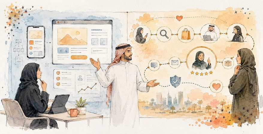 الفرق بين تجربة المستخدم وتجربة العميل