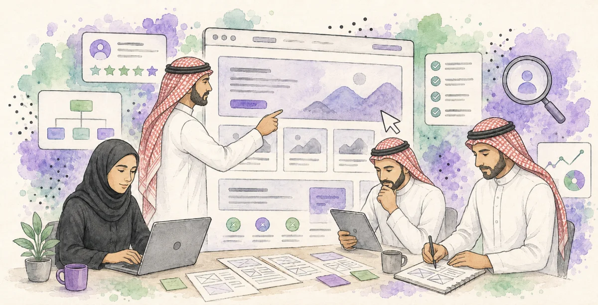 شركة تصميم مواقع متخصصة في تجربة المستخدم