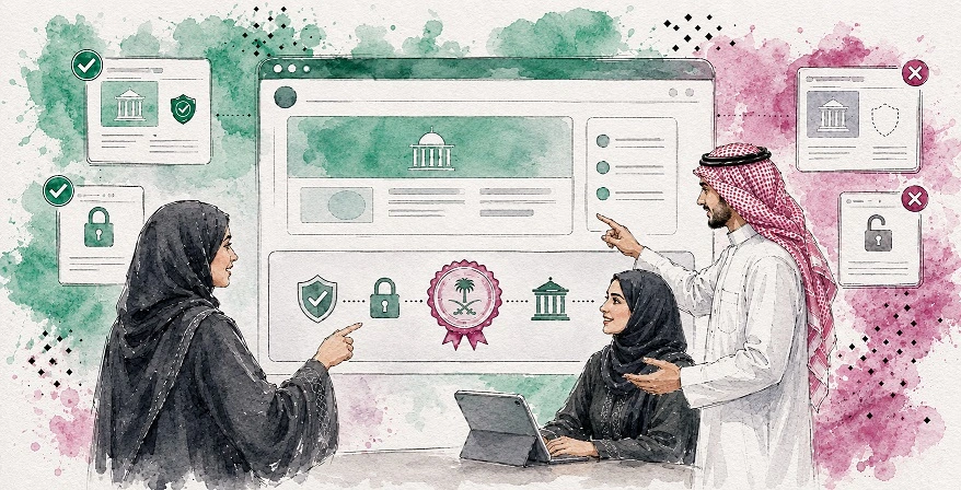 معيار الختم الرقمي في المنصات الحكومية السعودية